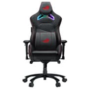 Silla Asus Gamer SL301W ROG Chariot X Core Soporta 136kg 90° -155° 4D Estilo Auto de Carreras Negro
