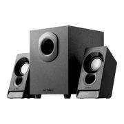Bocinas Acteck para Computo con Subwoofer Elant Act AS470 / 3.5 mm + RCA Subwoofer Alámbrico / Advanced Negro