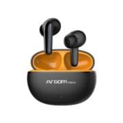 Audifonos Argomtech Inalámbricos Skeipods E20 Control Táctil Resistente al Agua Color Negro