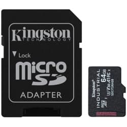 Memoria Micro SDHC Kingston Industrial 64GB C10 A1 pSLC SDCIT2/64 GB