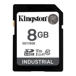 Memoria Micro SDXC Kingston Flash Industrial 8GB UHS-I Clase 10