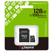 Memoria Micro SD Kingston Flash Canvas Select Plus 128GB MicroSD UHS-I Clase 10 con Adaptador