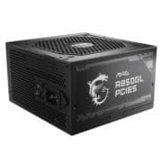 Fuente de Poder MSI MAG A850GL PCIE5 850W ATX 12V 80 Plus Gold Full Modular PCIe 5.0 24 pin Fan 120mm Negro