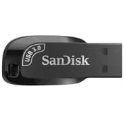 Memoria USB 64GB SanDisk Ultra Shift 3.2 Negro Lectura 100MB/s