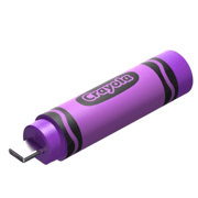 Memoria USB SanDisk Crayola Gen 3.2 Gen 1 Tipo C 256GB Color Vivid Violet