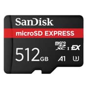 Memoria Micro SD SanDisk Micro SDXC Express Card Up to read 880MB/s Read Speed/ Up to 650MB/s Write Speed 512GB