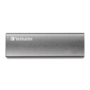 Unidad de Estado Sólido SSD Externo Verbatim Vx500 de 480GB USB 3.1 Gen 2 Color Gris