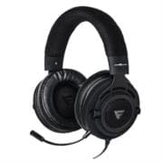 Diadema Game Factor HSG601 Micrófono Removible Amplificador USB Stand Color Negro