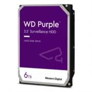 Disco Duro Western Digital Interno Purple Surveillance 6TB 3.5" SATA lll 6 Gbit/s Cache 256MB para Videovigilancia