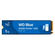 Unidad de Estado Solido Western Digital 1TB Blue SN580 NVMe SSD Gen4 x4 PCIe 16Gbs WDS100T3B0E