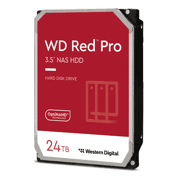 Disco Duro Western Digital Interno Red PRO 24TB 3.5 SATA3 6GB/S 512MB 7200RPM 24X7 HOTPLUG NAS 1-24 Bahias