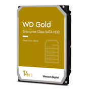 Disco Duro Western Digital Interno Interno Gold 14TB 3.5 SATA3 6GB/S 512MB 7200RPM 24X7 HotPlug NAS DVR NVR