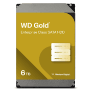 Disco Duro Western Digital Interno Interno Gold 6TB 3.5 SATA3 6GB/S 256MB 7200RPM 24X7 HotPlug NAS DVR NVR