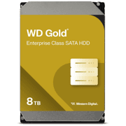 Disco Duro Western Digital Interno Interno Gold 8TB 3.5 SATA3 6GB/S 256MB 7200RPM 24X7 HotPlug NAS DVR NVR