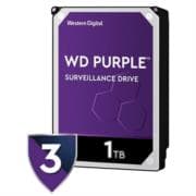 Disco Duro Western Digital Interno Purple 1TB 3.5" 5400RPM SATA lll 6Gbit/s Caché 64MB para Vi