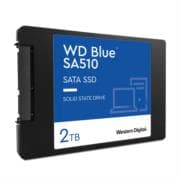 Unidad de Estado Solido Western Digital Interno Blue SA510 2TB 2.5" 7mm SATA lll Lect 560/520 MBs par