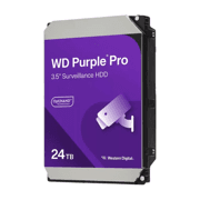 Disco Duro Western Digital Interno Purple Pro Surveillance de 24 TB SATA 6 Gb/s caché 512 MB