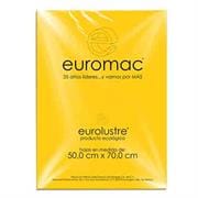Papel Lustre Euromac 50x70" Amarillo Oro 25 Hojas