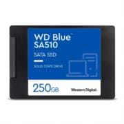 Unidad de Estado Solido Western Digital Interno Blue SA510 250GB 2.5" 7mm SATA lll 3D Nand Lect 555/440 MB/s pa